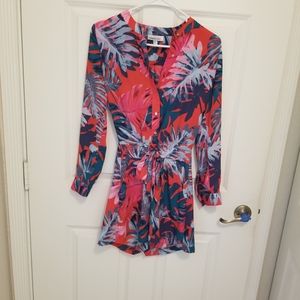 Jennifer Lopez romper SZ 0 tropical floral JLO